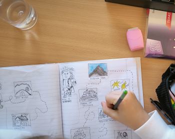 Komiksowy plan wydarzeń