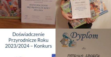 „DOŚWIADCZENIE PRZYRODNICZE ROKU 2023/2024”